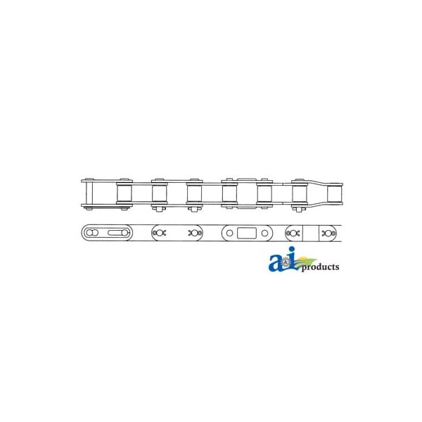 CA550 Conveyor Series Chain, 10 ft 13.5" x13.5" x2"